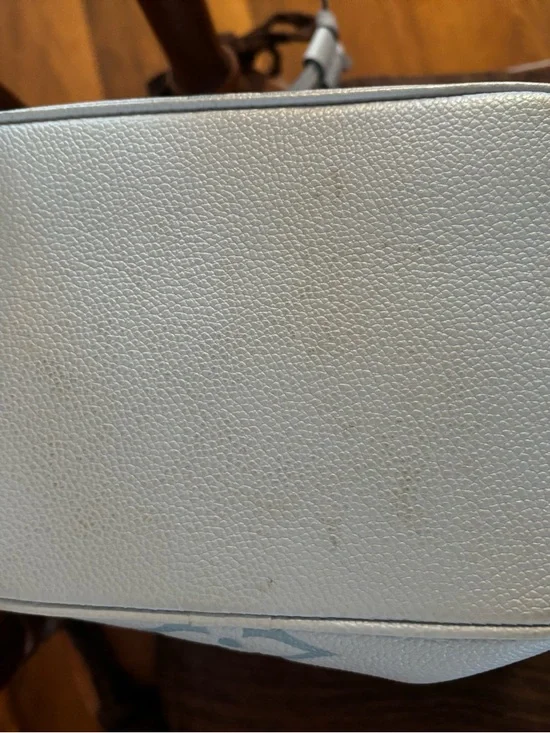 Louis Vuitton Light Blue Monogram Nano Bucket Crossbody - Picture 12 of 13